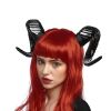 Halloween Horn Headband Dress Up Props Party Hair Accessories - Black