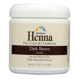 Rainbow Research Henna Hair Color and Conditioner Persian Dark Brown Sable - 4 oz - 0623025