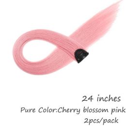 HAIRRO 53 Colored Clip-In One Piece For Ombre Hair Extensions Pure - #26 Cherry blossom pink