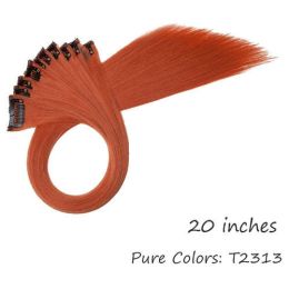 HAIRRO 53 Colored Clip-In One Piece For Ombre Hair Extensions Pure - P18/613 T2313