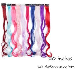 HAIRRO 53 Colored Clip-In One Piece For Ombre Hair Extensions Pure - #14 10 different colors