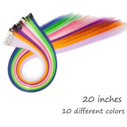 HAIRRO 53 Colored Clip-In One Piece For Ombre Hair Extensions Pure - P4/30 10 different colors