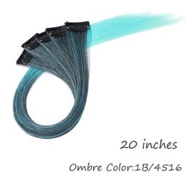 HAIRRO 53 Colored Clip-In One Piece For Ombre Hair Extensions Pure - T1/27 1B-4516