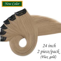 HAIRRO 53 Colored Clip-In One Piece For Ombre Hair Extensions Pure - #99 Flax gold