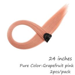 HAIRRO 53 Colored Clip-In One Piece For Ombre Hair Extensions Pure - #33 Grapefruit pink