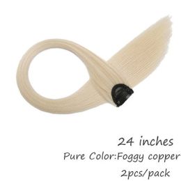 HAIRRO 53 Colored Clip-In One Piece For Ombre Hair Extensions Pure - #16 Foggy copper