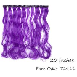 HAIRRO 53 Colored Clip-In One Piece For Ombre Hair Extensions Pure - #6 T2411