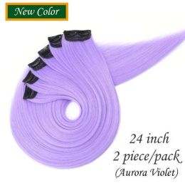 HAIRRO 53 Colored Clip-In One Piece For Ombre Hair Extensions Pure - #99J Aurora Violet