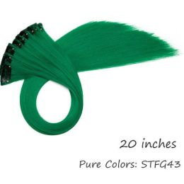 HAIRRO 53 Colored Clip-In One Piece For Ombre Hair Extensions Pure - P18/22 STFG43