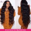 30 Inch Body Wave Lace Front Wig 34 38 40inch Long Human Hair Wig 13x4 - T1B/4/30 - 28INCHES-150%