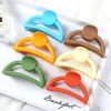 Summer Candy Color Claw Clip Women Girls Hair Clip Plastic Hair Claws Hair Clamps Hairpins Barrette Crab Hair Accessories Gifts - 07