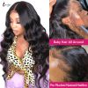 30 Inch Body Wave Lace Front Wig 34 38 40inch Long Human Hair Wig 13x4 - T27/30/4 - 20INCHES-180%