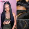 Transparent Lace Wigs Megalook Lace Front Human Hair Wigs For Women - 16INCHES-180%-#130 - #130