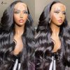 30 Inch Body Wave Lace Front Wig 34 38 40inch Long Human Hair Wig 13x4 - T1B/4/30 - 30INCHES-180%