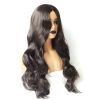 African cross-border wig women's long curly hair; European and American fashion chemical fiber hair; large wavy long hair  - black