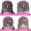 13x4 Straight Lace Front Human Hair Wig 13x6 Lace Frontal Wig Pre - #2 - 16INCHES-1.8