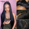 Transparent Lace Wigs Megalook Lace Front Human Hair Wigs For Women - 28INCHES-180%-#130 - #130