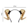 Halloween Horn Headband Dress Up Props Party Hair Accessories - Black