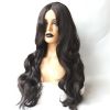 African cross-border wig women's long curly hair; European and American fashion chemical fiber hair; large wavy long hair  - black