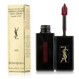 Yves Saint Laurent By Yves Saint Laurent Rouge Pur Couture Vernis A Levres Vinyl Cream Creamy Stain - # 409 Burgundy Vibes  --5.5ml/0.18oz For Women